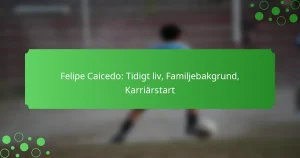 Felipe Caicedo: Tidigt liv, Familjebakgrund, Karriärstart