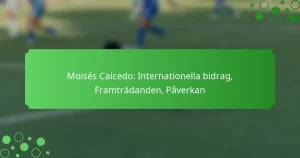Moisés Caicedo: Internationella bidrag, Framträdanden, Påverkan